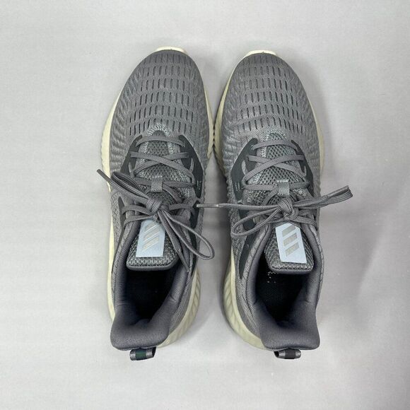Adidas Alphabounce Running Shoes Men's 12 Gray White Athletic Training Sneakers - Picture 10 of 11